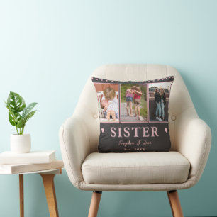 Sisters Custom Photo Pillow – Personalized Gift