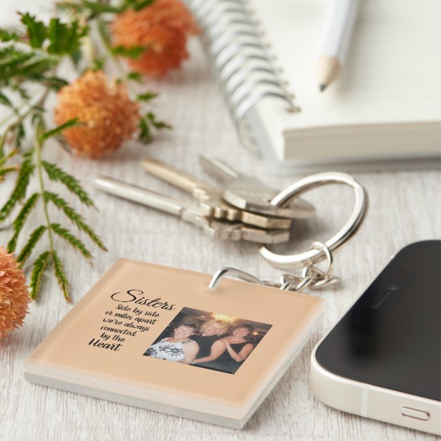 Sisters Customized Keychain (Front Right)