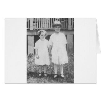 Sisters Dressed Up in Sunday Best 1920's Cards