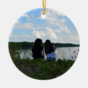 Sisters/Family Ceramic Ornament