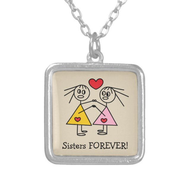 Always My Sister Forever My Friend Necklace | A Littles & Co.