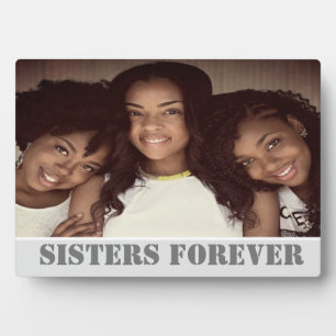 Sisters Forever Custom Photo Plaque