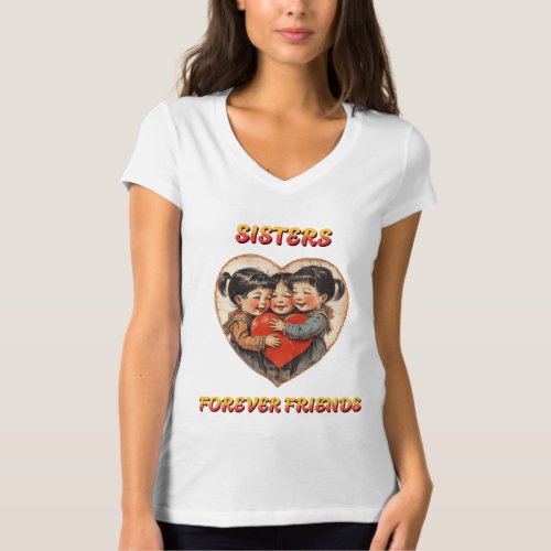 Sisters Forever Friends T_Shirt
