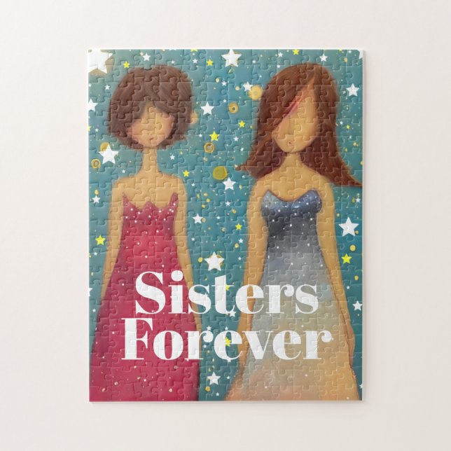 Sisters Forever Jigsaw Puzzle (Vertical)