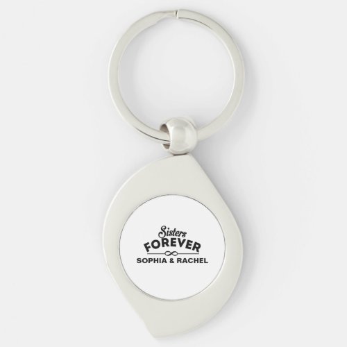 Sisters Forever Keychain