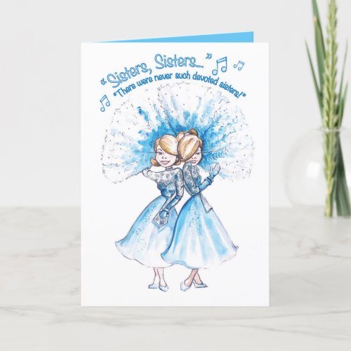 Sisters Greeting Card by Heather French Henry