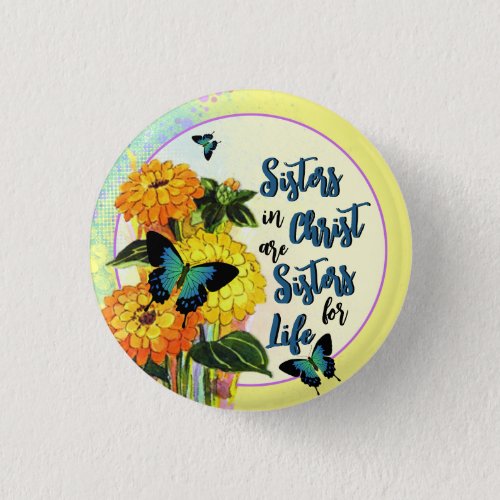 Sisters In Christ   Button