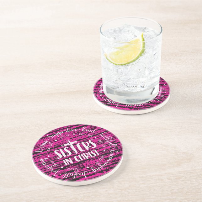 Sisters in Christ Coaster (Side)