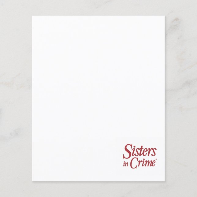 Sisters in Crime stationery (Front)