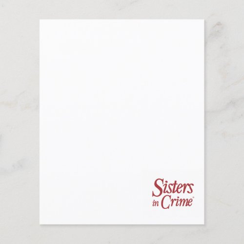 Sisters in Crime stationery