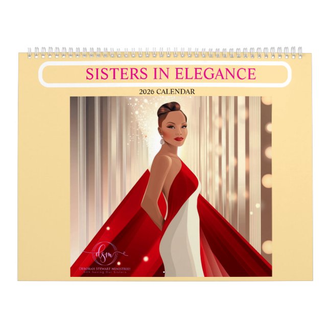  SISTERS IN ELEGANCE 2026 Calendar (Cover)