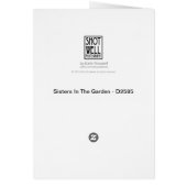 Sisters In The Garden - Sister Card (Back)