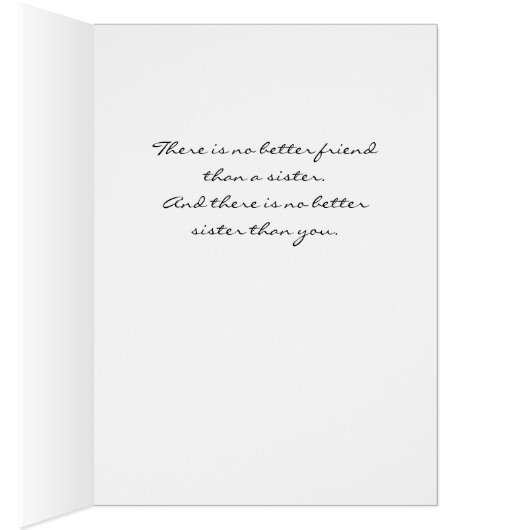 Sisters In The Garden - Sister Card (Inside (Right))