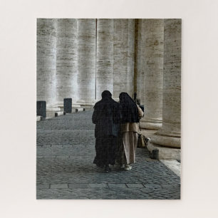 Sisters in Vatican City, St. Peters Square Jigsaw Puzzle