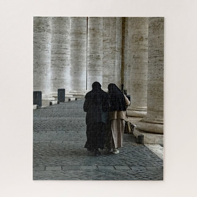 Sisters in Vatican City,  St. Peters Square Jigsaw Puzzle (Vertical)