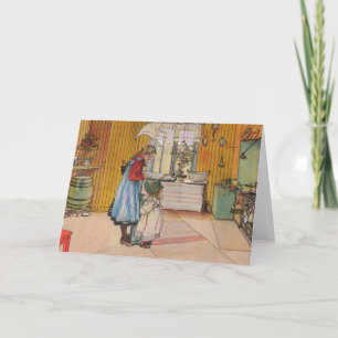 Sisters - Koket av Carl Larsson Card