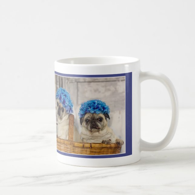 Sisters Listen with Their Hearts Pug Mug (Right)