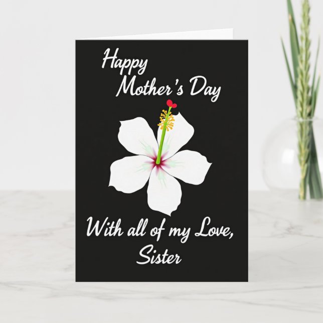 Sisters Loving Mothers Day Card (Front)