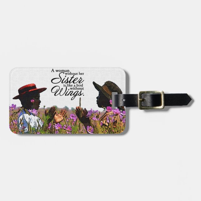 Sisters Luggage Tag (Front Horizontal)
