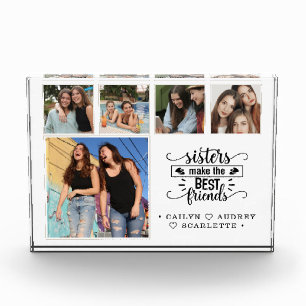 Sisters Make Life The Best Photo Block