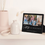 Sisters Make The Best Friends 3 Photo Keepsake Plaque<br><div class="desc">A special, memorable multiple photo gift for sisters. The design features a three-photo grid collage layout to display your own special sister photos. "Sisters Make The Best Friends" is displayed in stylish typography. Send a memorable and special gift to yourself and your sister(s) that you both will cherish forever. Note:...</div>