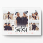 Sisters Make the Best Friends Photo Collage White