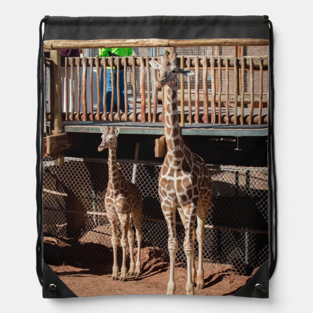 Sisters - Me and Mini Me Drawstring Bag (Front)