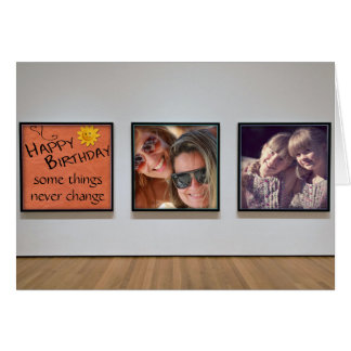 Sisters "Memory Wall" Birthday Card