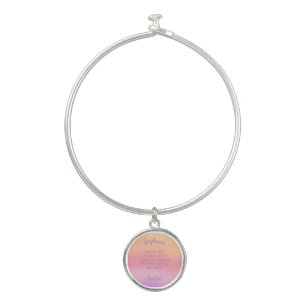 Sisters Miles Apart Bangle Bracelet