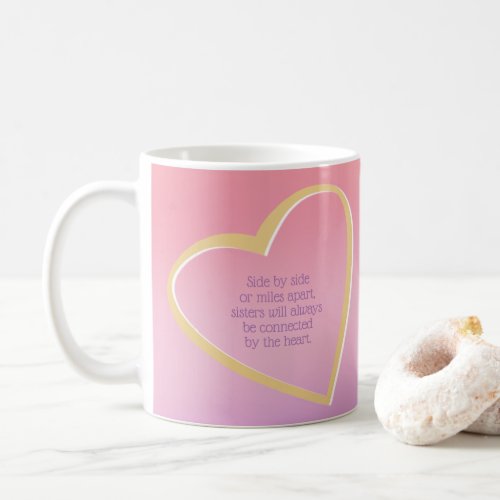 Sisters Miles Apart Coffee Mug