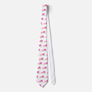 Sisters of Elephant Walking Neck Tie