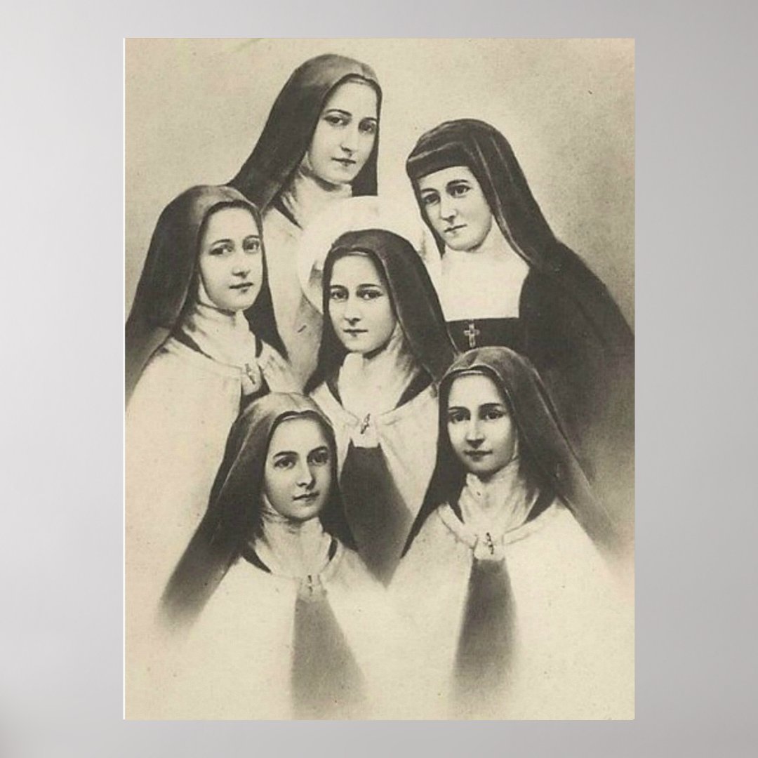 Sisters of St. Therese of Lisieux Little Flower Poster | Zazzle