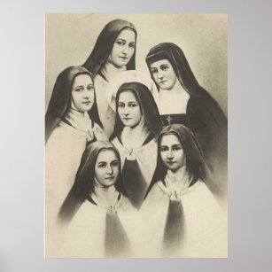 Sisters of St. Therese of Lisieux Little Flower Poster