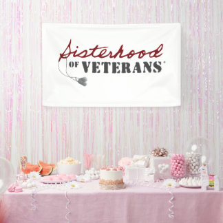 Sisters of Veterans Military Pride Design Banner