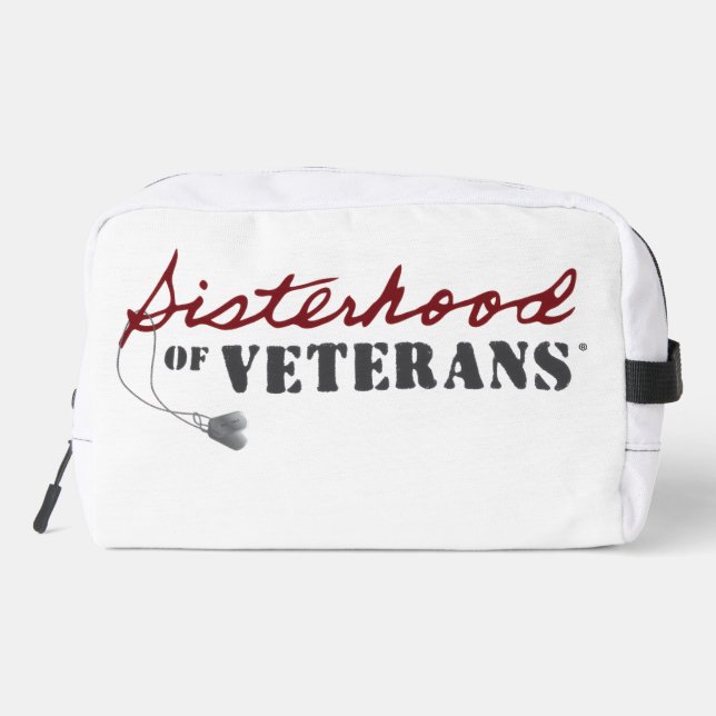 Sisters of Veterans Military Pride Design Dopp Kit (Back)