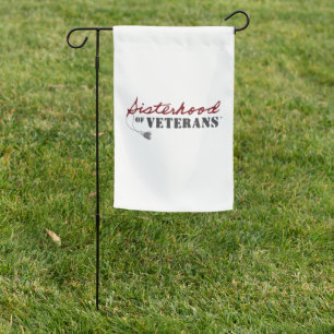 Sisters of Veterans Military Pride Design Garden Flag