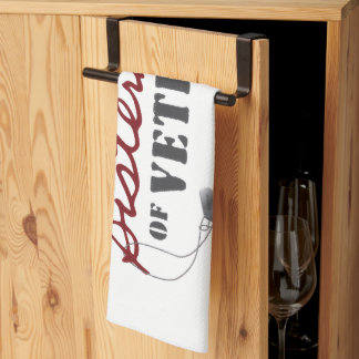 Sisters of Veterans Military Pride Design Kitchen Towel