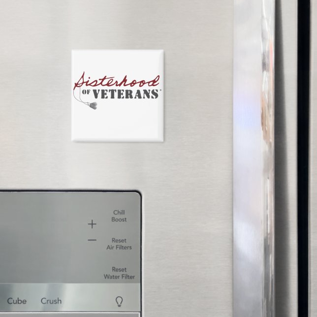 Sisters of Veterans Military Pride Design Magnet (In Situ (Fridge))