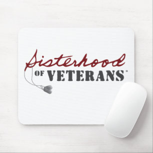 Sisters of Veterans Military Pride Design Mouse Pad