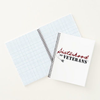 Sisters of Veterans Military Pride Design Notebook
