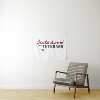 Sisters of Veterans Military Pride Design Tapestry