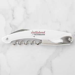 Sisters of Veterans Military Pride Design Waiter's Corkscrew