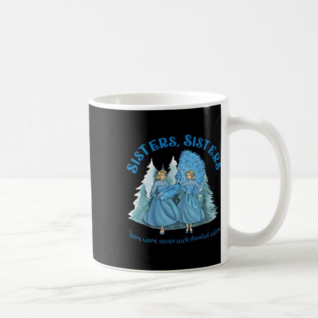 Sisters Pajamas Holiday White Christmas Movie 1954 Coffee Mug (Right)