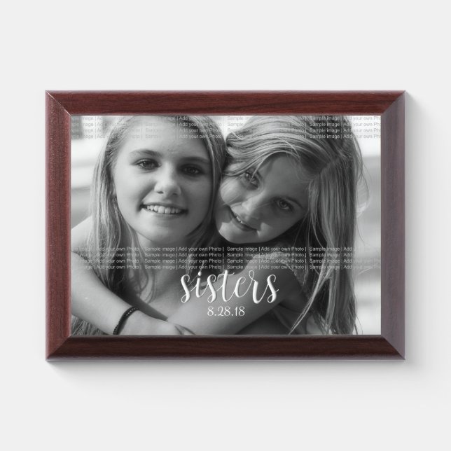 Sisters Personalize It Wall Plaque (Horizontal)