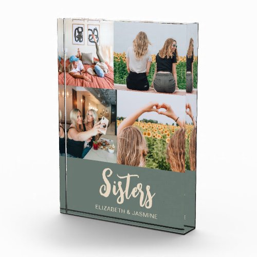 Sisters Photo Collage Gift Custom 