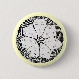 Sisters Pinback Button