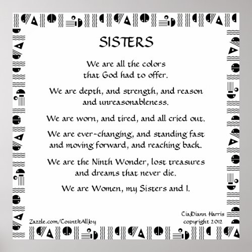 SISTERS POSTER