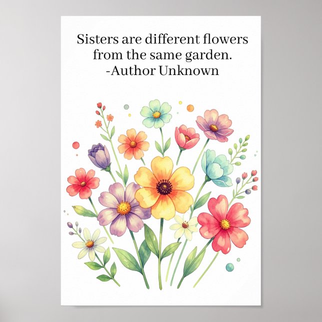 Sisters poster art print (Front)