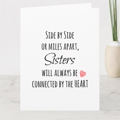 Sisters Quote Card