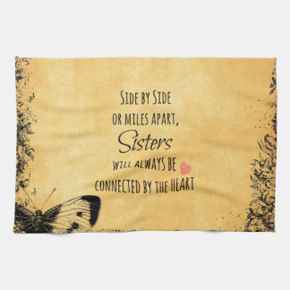 Sisters Quote Kitchen Towel